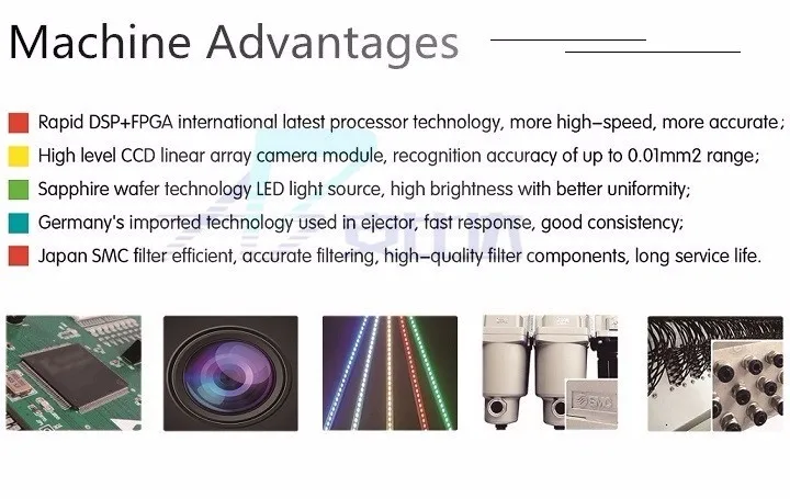 
Optical Intelligent CCD rice and grain selector machine 
