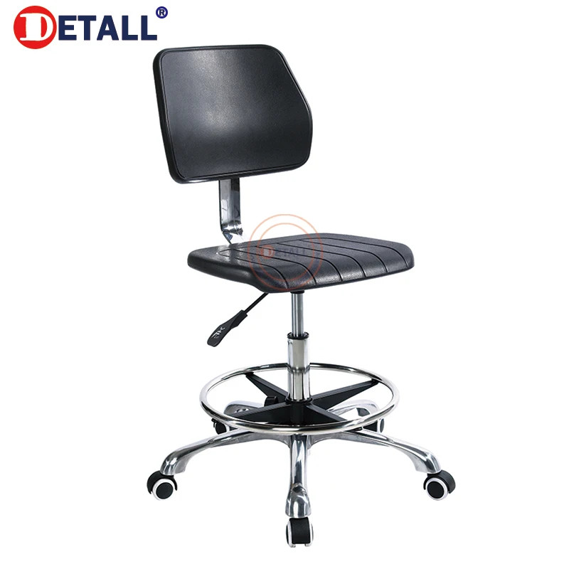adjustable laboratory chair pu sewing chairs for factory workers