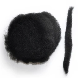 Afro Kinky Hair Bulk 100% Virgin Human Hair For Dreadlocks Extensions
