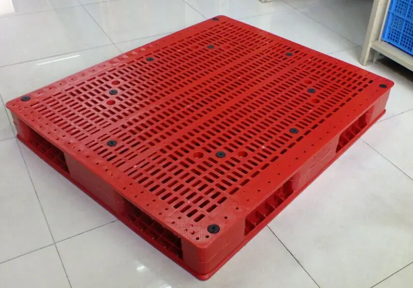 Heavy duty plastic pallet HDPE double faced pallet price 1200x1000mm