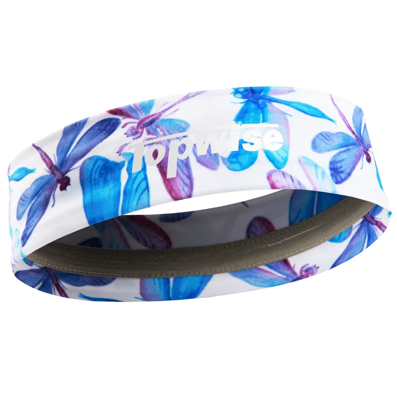 Moisture wicking sports style custom nylon headband women