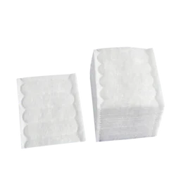 Cotton pad with high absorbent cotton wool pad for skin care square make up cotton pads