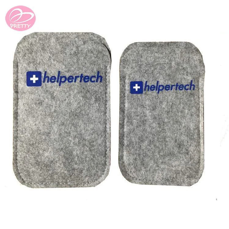 
Polyester Felt Embroidery Mobile Phone Pouch 