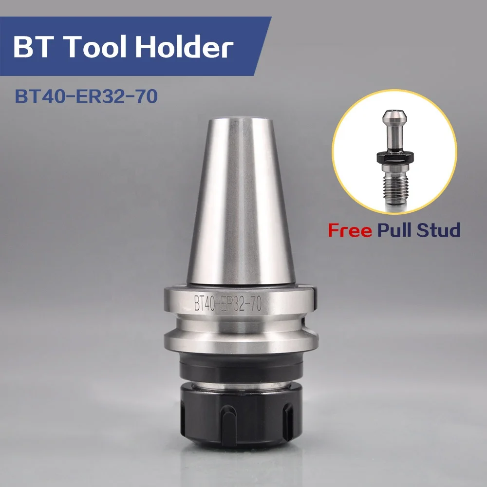 Machine Tool Holders High Precision Milling Collet Chuck Tool Holder China Tool Holder Shrink Fit BT40