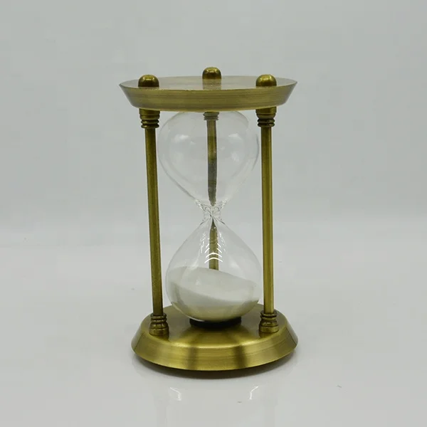 Metal 60 Minutes Hourglass Decorative Sand Timer