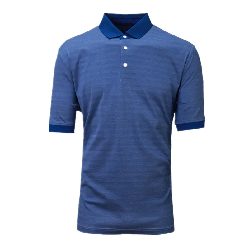
Fancy Design Luxury Stripe Polo Shirt Slim Fit Custom Polo T-shirt for Club 