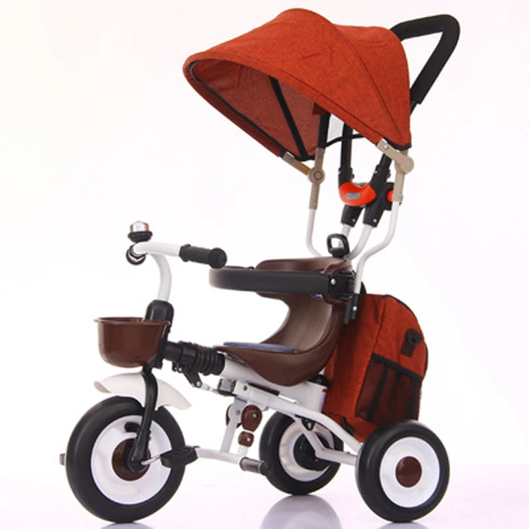 2023 cheap price small toddler cycle with canopy / four in one kids tricycle / baby tricycle children bicycle with high quality