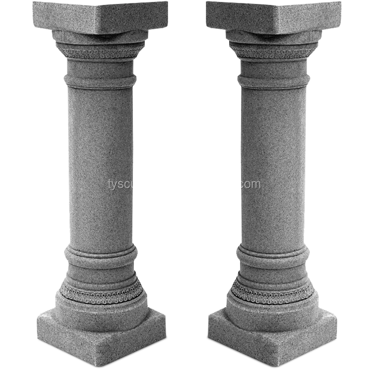 
Hot sale traditional decorative cantera stone columns for home decoration 