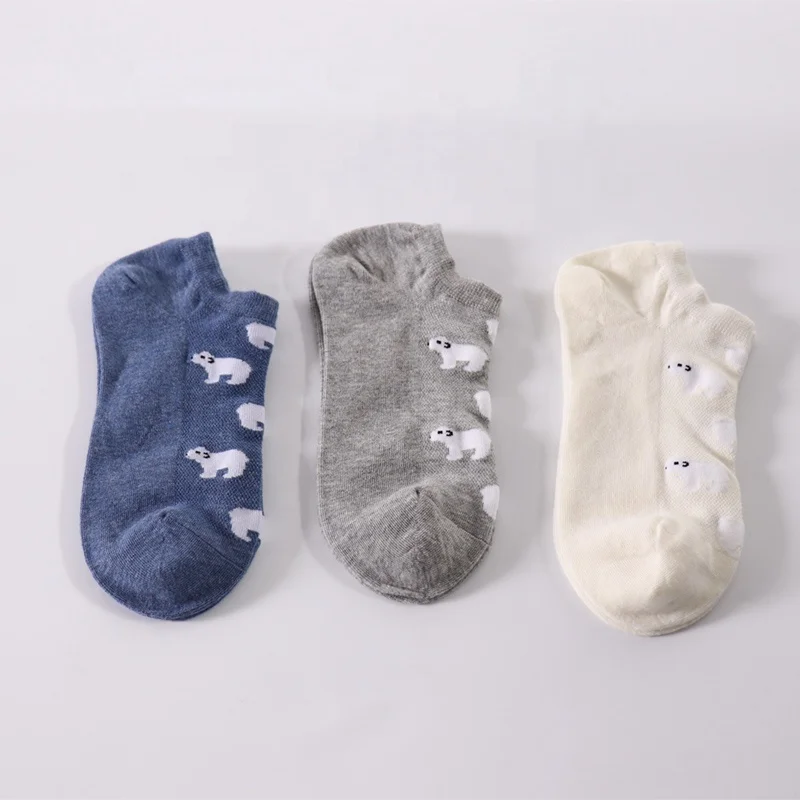 China factory cozy high quality jacquard lady cotton korean ankle woman socks