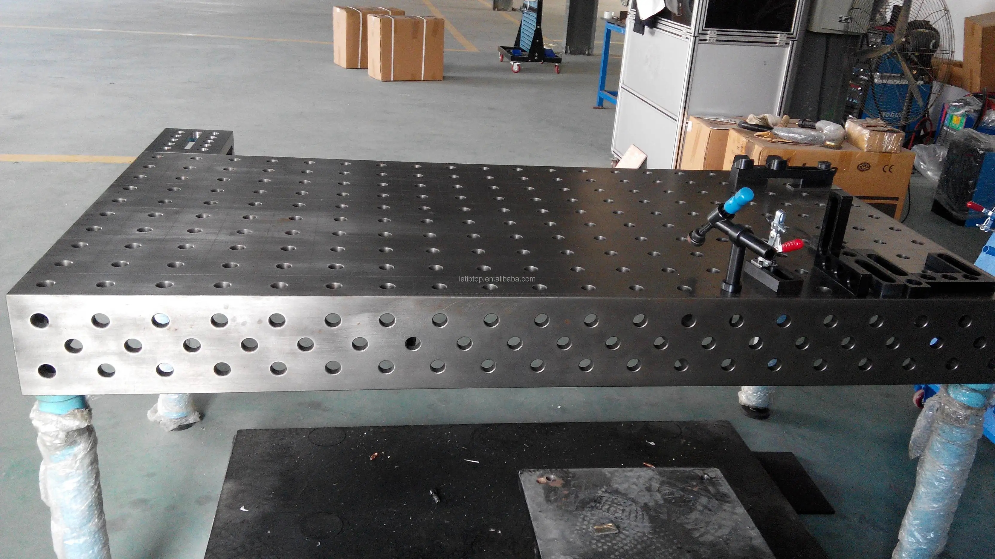 High precise components China LETIPTOP flat workbench Robot 3D welding table