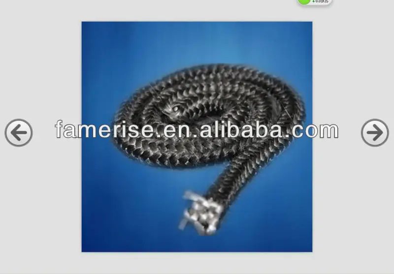 трикотажного стекловолокна печи веревку стеклоткани веревочки