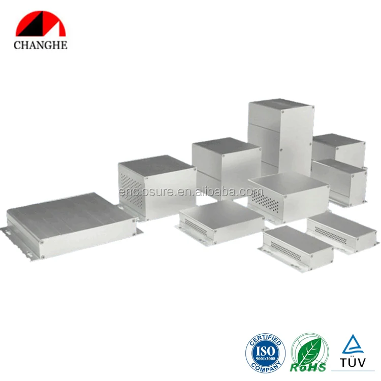 Custom electronics aluminum extruded enclosure aluminum extrusion box