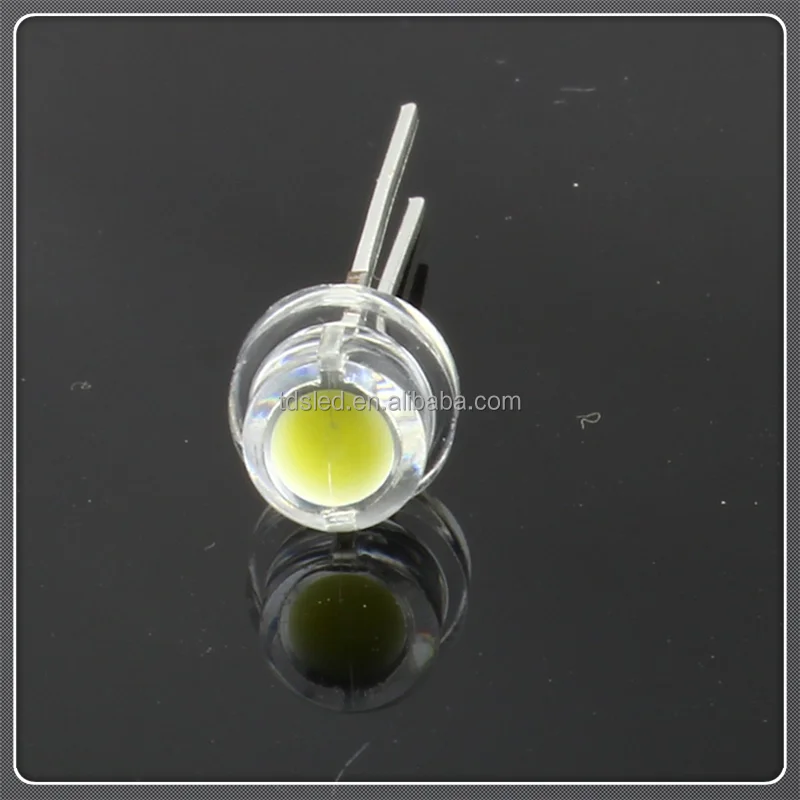 605nm - 610nm 4.8mm orange color strawhat led lamp 120 degree beam angle