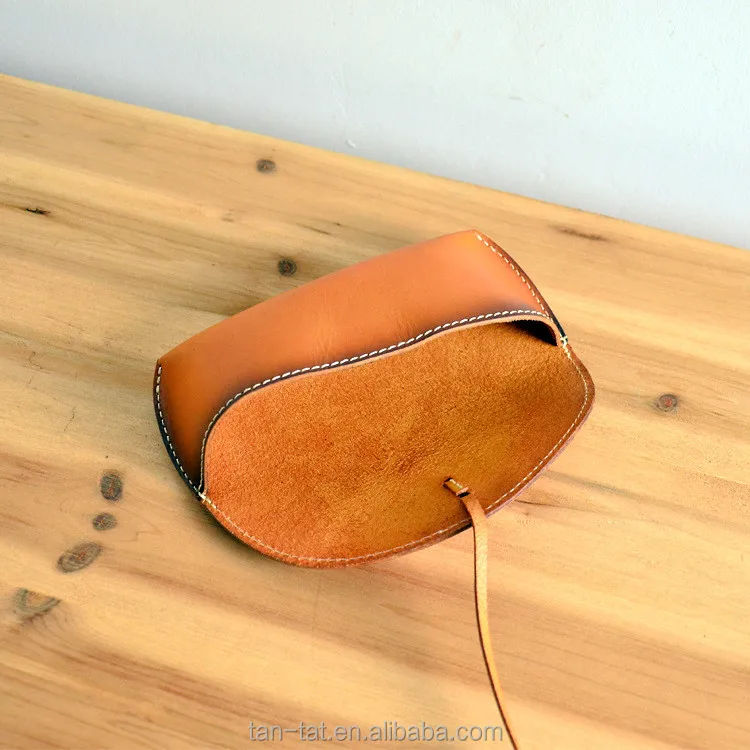 Genuine Leather Sunglasses Case Pouch Holder