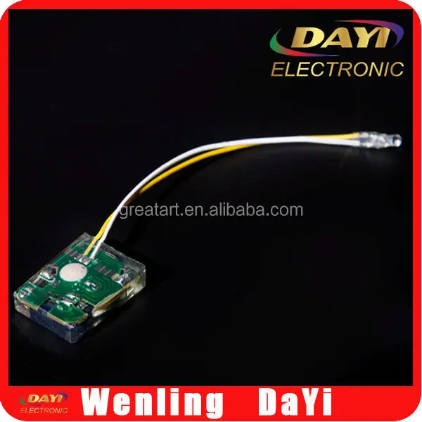 LED vibration sensor light for shoes