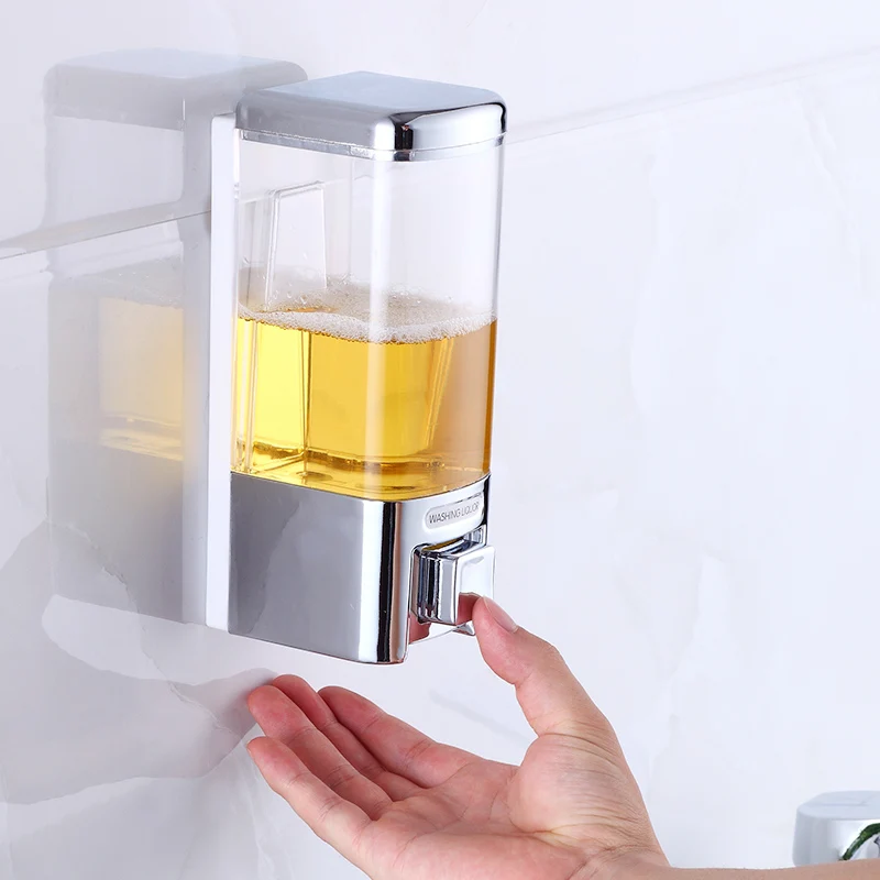 FLG Wholesale Wall Mount Foam Soap Dispenser Hand Liquid Soap Dispenser Plastic Modern ABS Light Grey Paper Holder