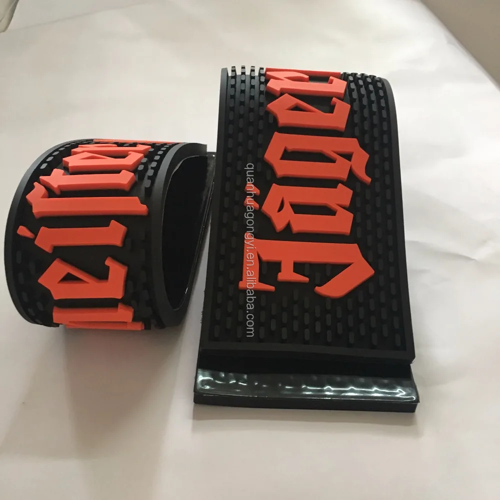 
Best Selling Rubber Beer Mat, Logo Print Soft PVC Bar Mat Barmat 