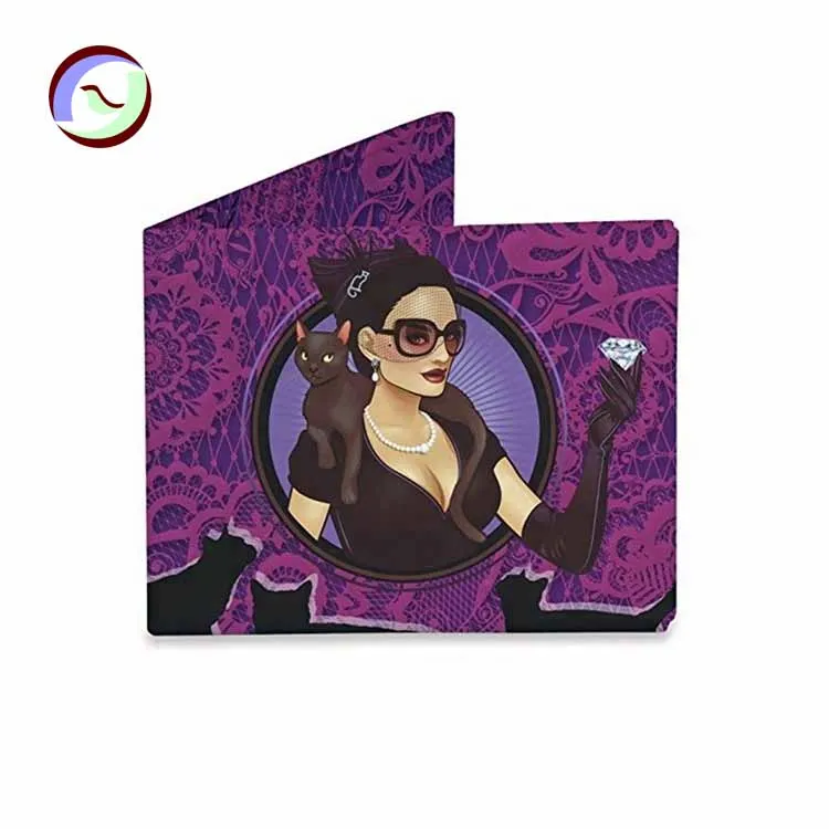 
Custom Recyclable paper card holder 1070d Tyvek Paper zipper Wallet case with coin pocket 