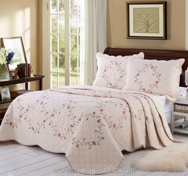 
Comfortable Bed Polyester Filled quilted fabrics wholesale 