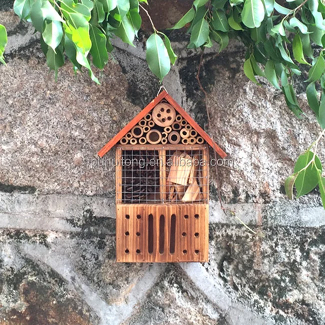 Bee and bug hotel,butterfly houses and feeder( FSC Certificate)