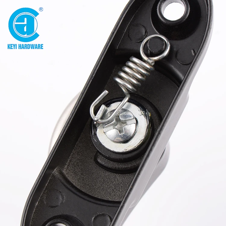 Цинковый сплав Черный цвет раздвижные окна полумесяцем