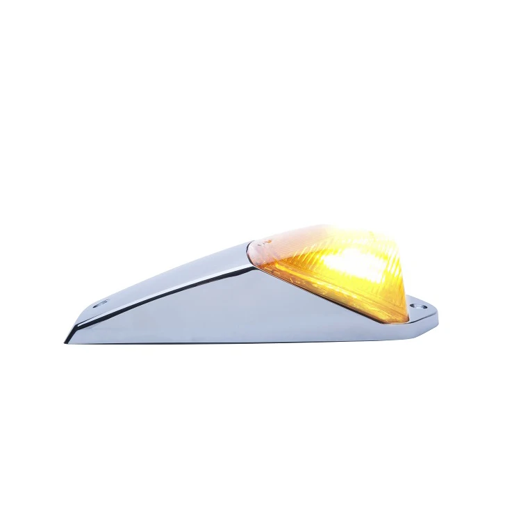 10 3/4 x 4 Inch Amber Square 42 LEDs Cab Lamp Marker Signal Tail Light Truck Trailer