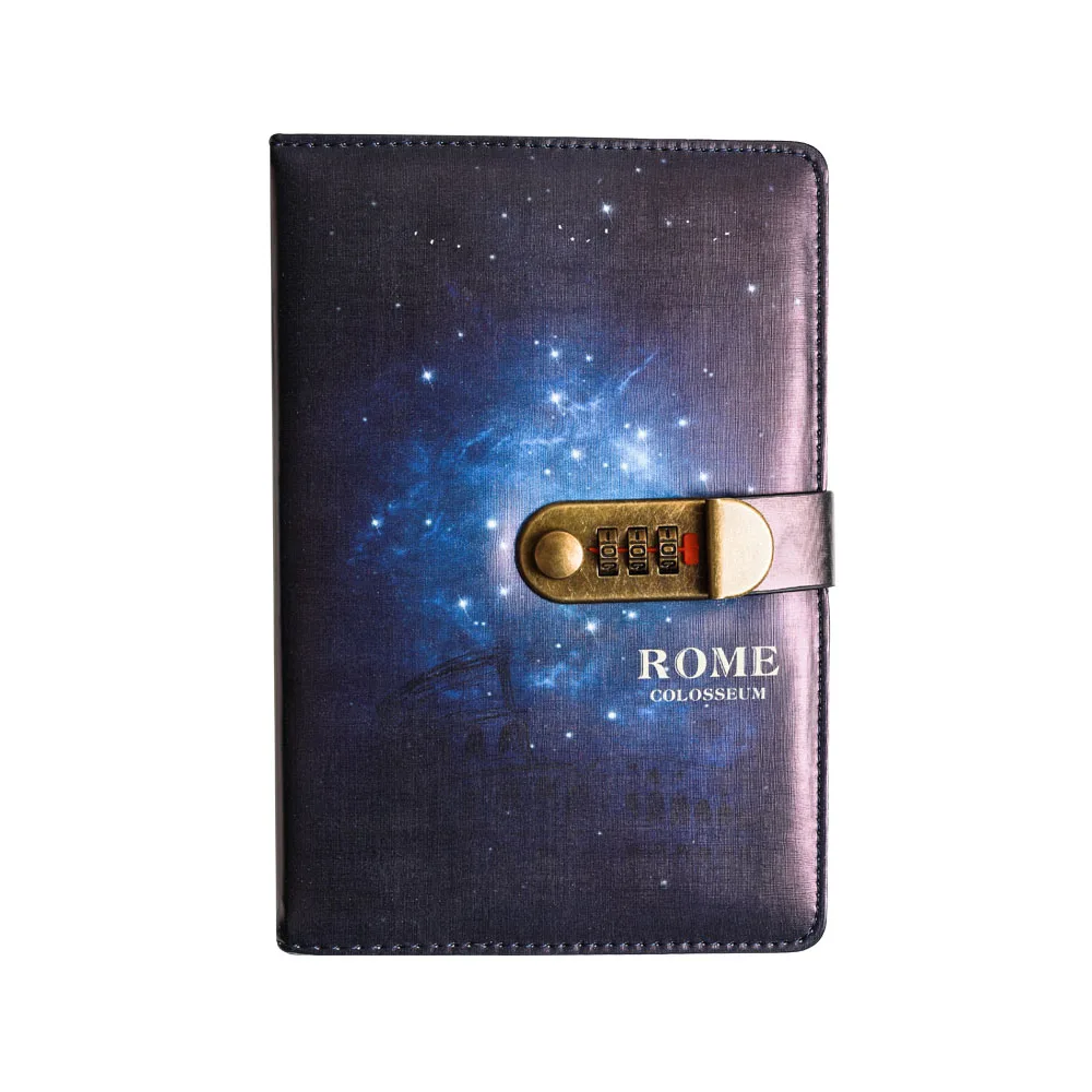 Combination Lock Diary Custom Academic Year Electronic Secret Diary