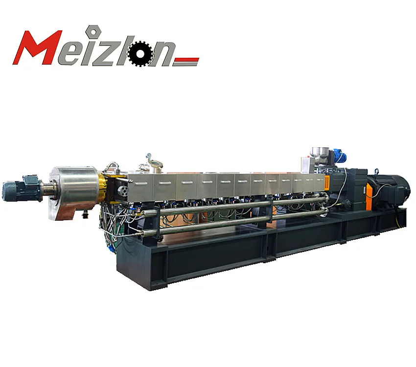 high torque high speed twin screw extruder  for pp/pe+80-85% CACO3/high filler masterbatch making machine