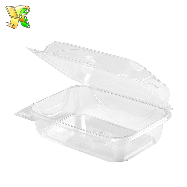 Promotional Kitchenware Rectangle Plastic Disposable Clamshell Packaging Box