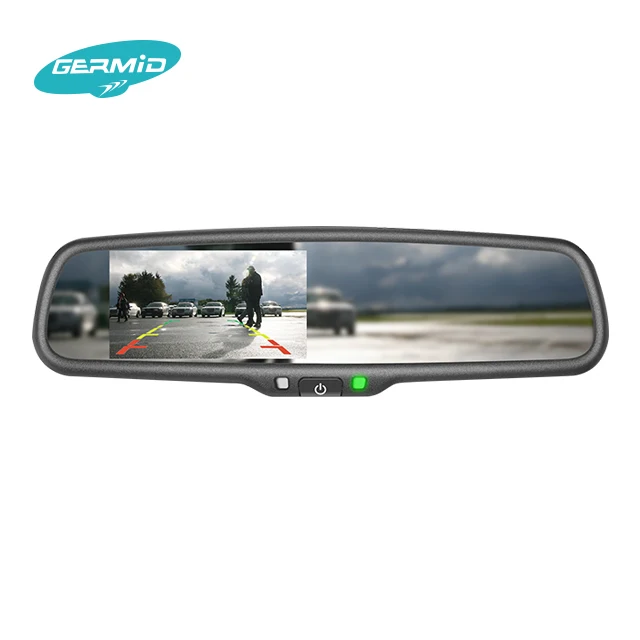 4.3inch tft lcd rearview camera mirror monitor for ford ranger 2012 with oem bracket