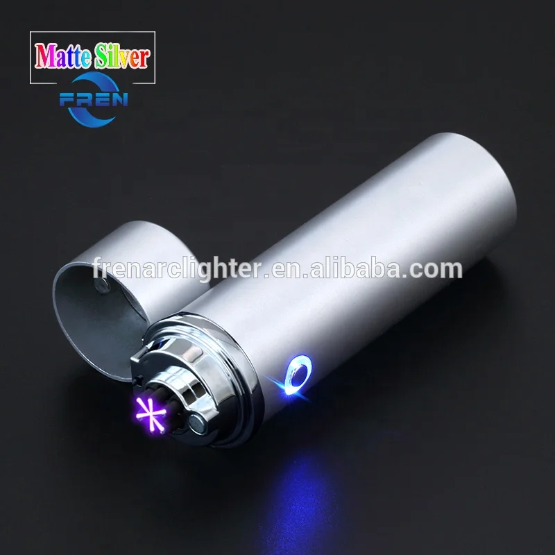Wholesale Cool Electric Custom Logo 3 Arc Plasma Lighter USB Rechargeable Electronic Candle Lighters Free Sample Camping CLASSIC