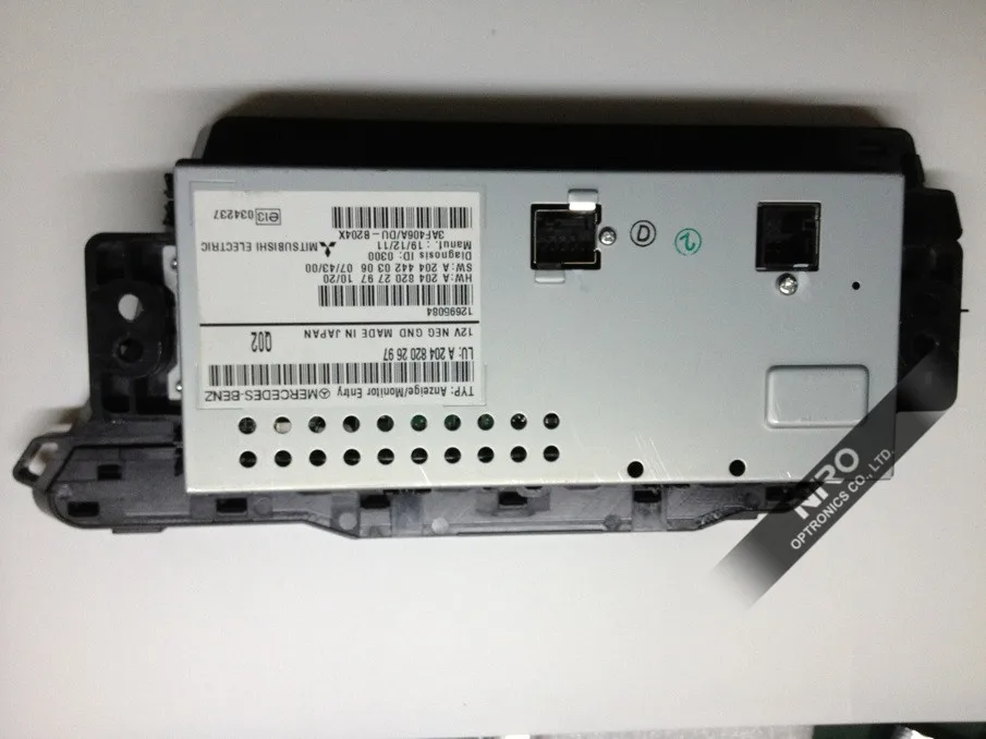 новый оригинальный автомобиля навигации/cd дисплей экрана с помощью различными бенз a204 glk clk