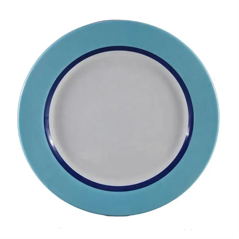 Food grade 8-10inch  Melamine Dinner Plate Plastic Round Dishes