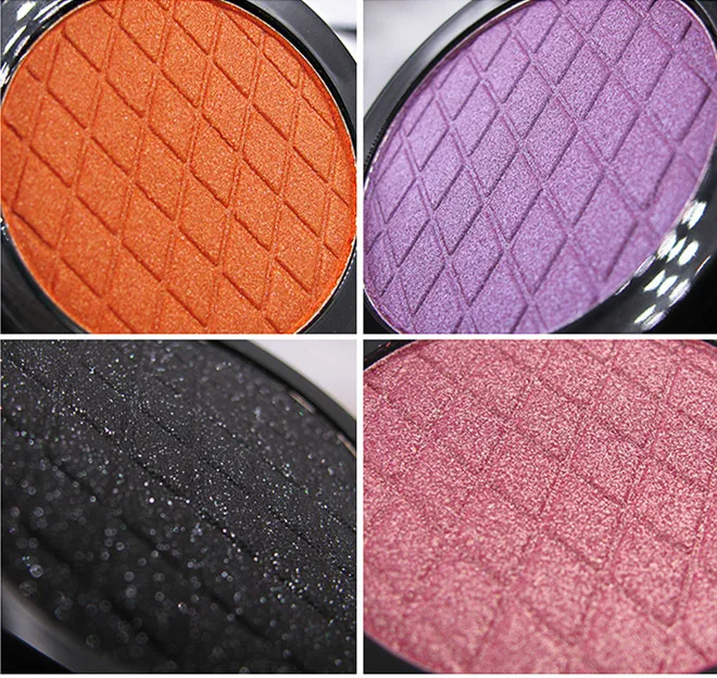 Hot Selling  Shimmer Matte Eyeshadow Single Private Label Customize Eyeshadow Palette Talc free