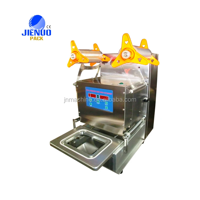 Semi Automatic Cup Tray Food Plastic Box Sealing Machine