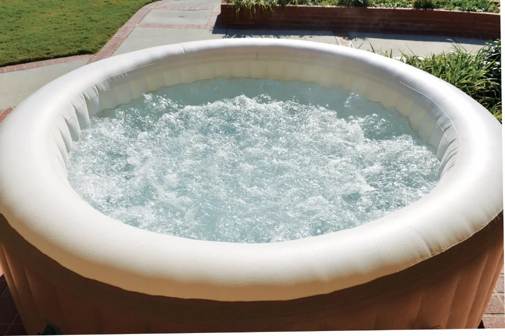 INTEX 28426 Inflatable Hot Tub Outdoor Bubble Massage Spa