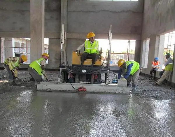 Цена Бетонный Пол Выравнивания Вибрационные Стяжки Лазера Машина/автобетоносмеситель машина для выравнивания