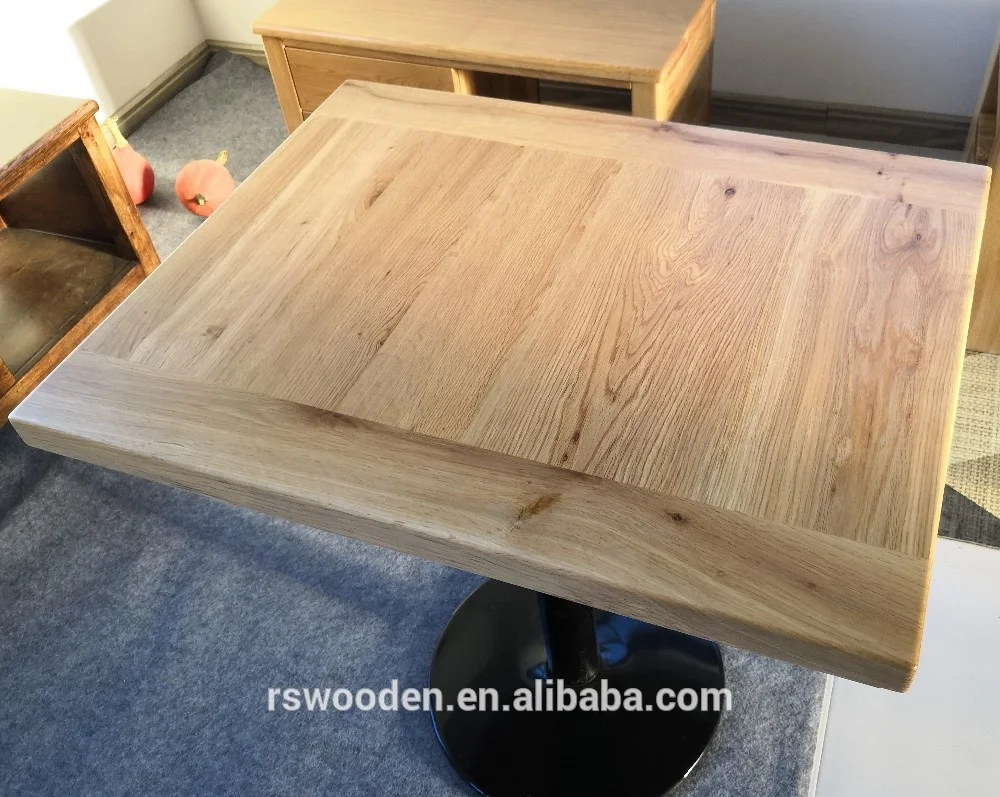 
antique oak veneer table top/commercial grade restaurant table top 