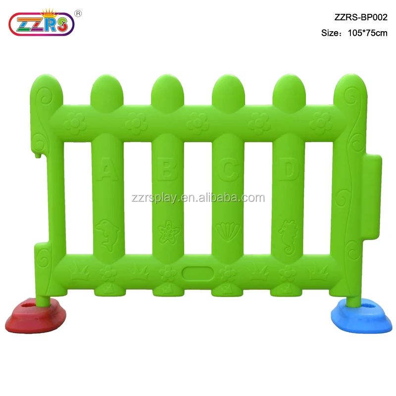 easy assemble low price multi color plastic kids playground fence