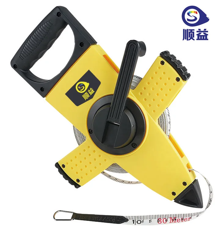 2019 20m 30m 50m 100m 120m long distance measuring tape metal case building construction tape measure