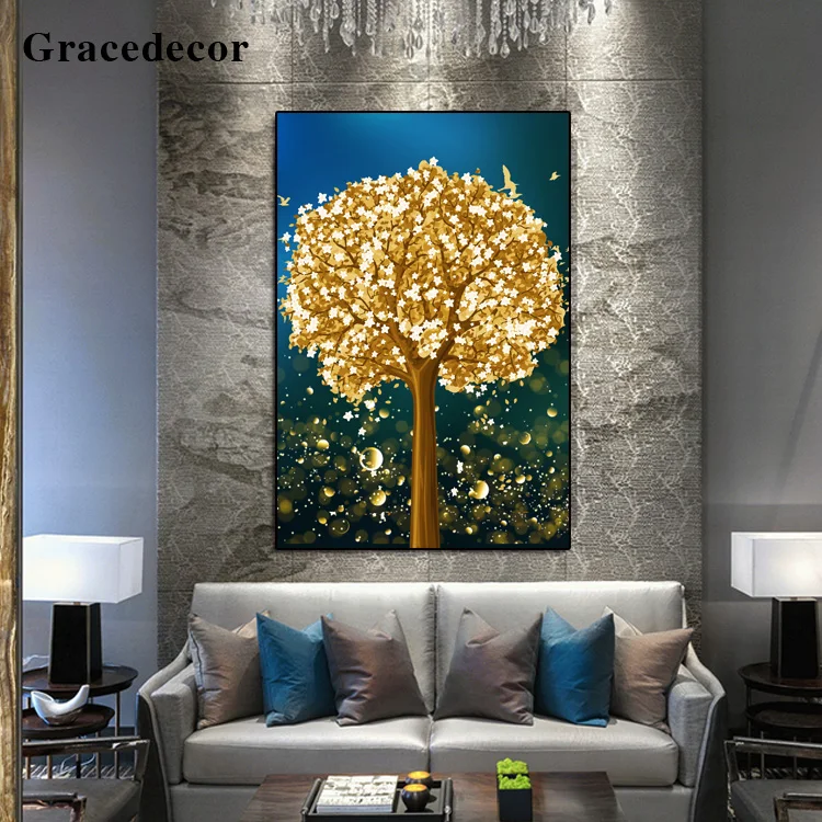 Custom Size Tree Painting By Numbers Wholesale