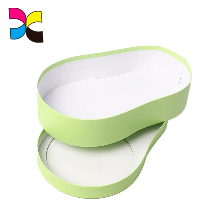 Низкая цена, зеленый ящик с открытым окном в форме авокадо, хороший дисплей, коробка неправильной формы