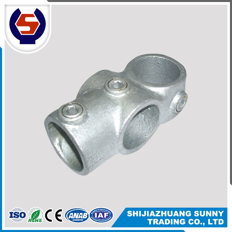 Fastener Pole Galvanized Steel Malleable Iron Pipe Clamp