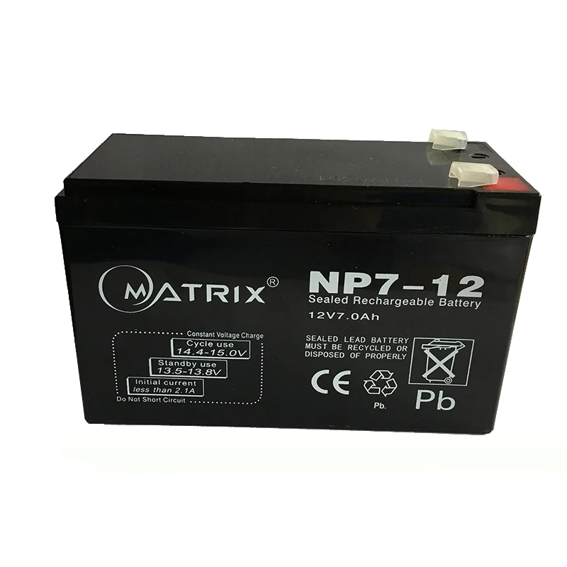 vrla battery 12v7 with long span life smf sealed lead acid 12volt battery