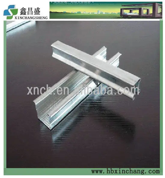 galvanized gypsum cornice mold ceiling grid components metal furring channel