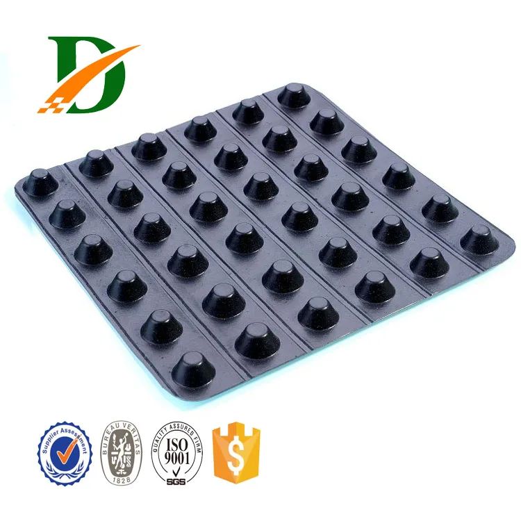 
HDPE drainage cell 10mm drainage board price drainage cell waterproofing 