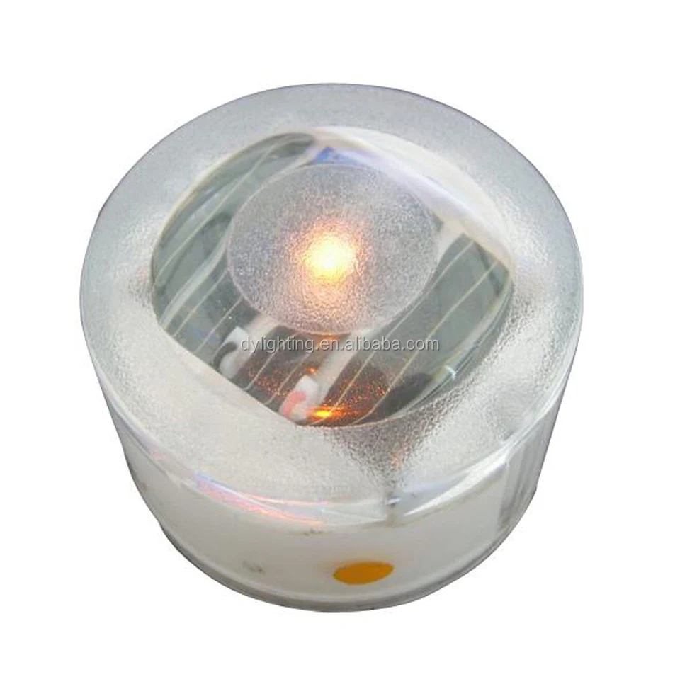 Outdoor Garden Deck Yard Lighting Solar Round Led Step Stair Lights