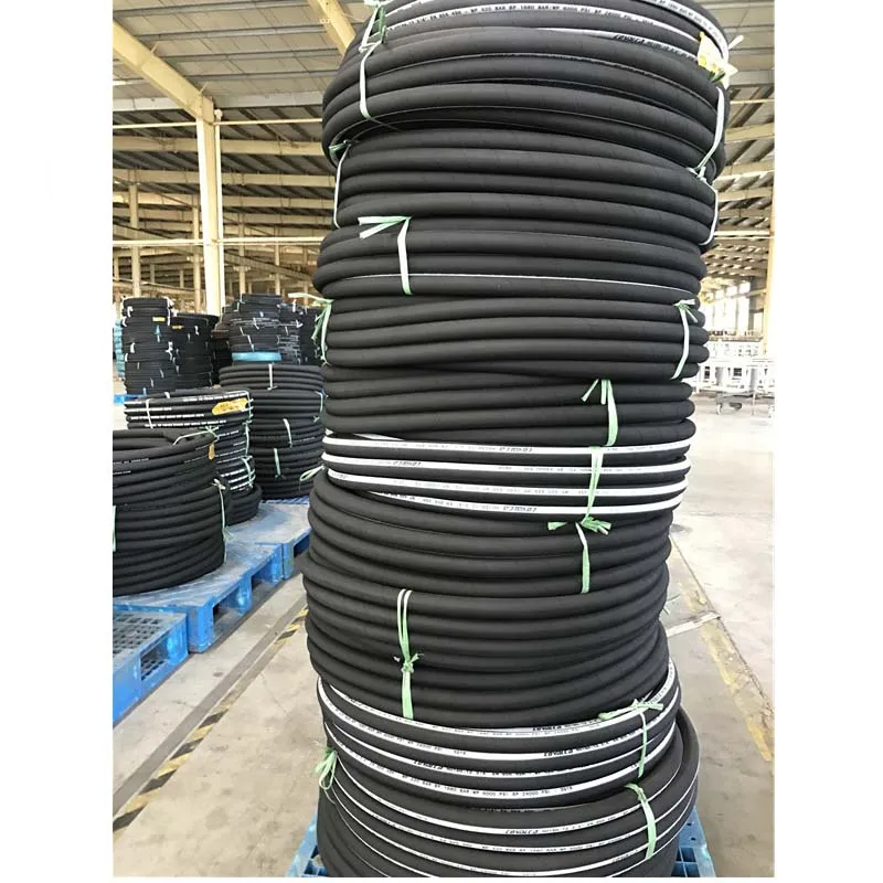 Ruber Hose Manufacturing High Pressure 1 Inch 1 1/4 Inch 4sh Hose Reinforced Rubber Hose