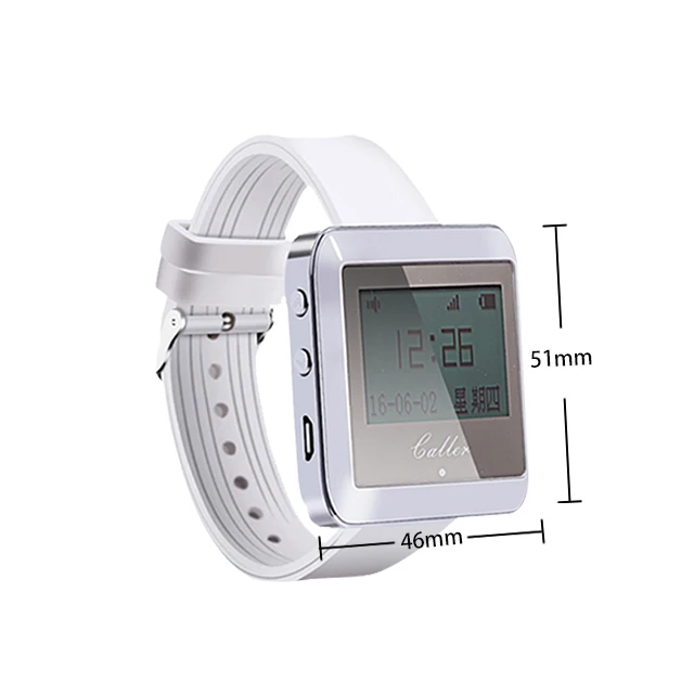 Ringbell restaurant wireless calling system with Wrist Watch paging mini
