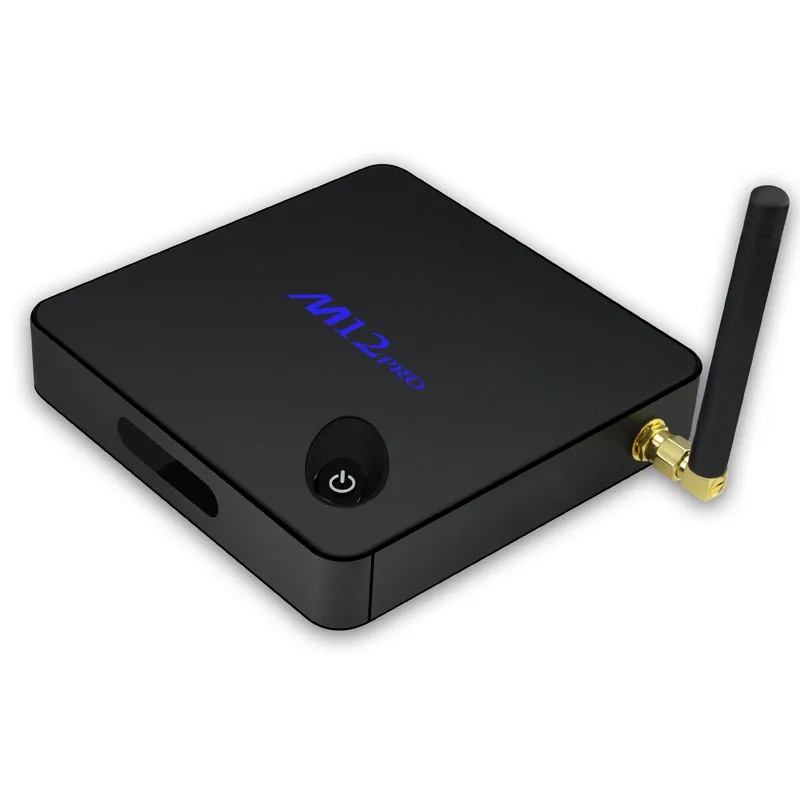 Лучшие продажи продуктов tv box для румынии full hd 1080 P m12 pro media player amlogic s912 android tv box s912